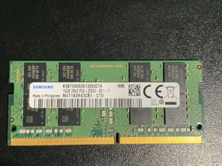 Продам 16GB DDR4-2666MHz SODIMM Samsung Original PC21300 CL19, 260pin DIMM 1.2V