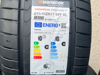 245/45 R17 Hankook Ventus Prime 4/ Доставка, livrare toata Moldova 2024 foto 2