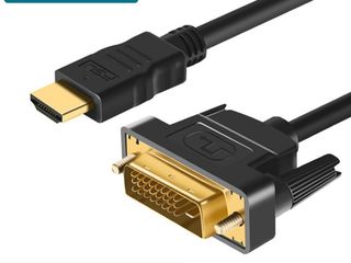 Cable hdmi- to dvi-d 24+1  1-2-3-метра, DVI-D-VGA  адаптер