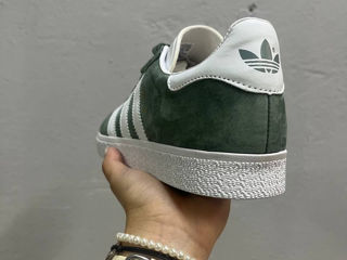 Adidas Gazelle Junior Dark Green/White foto 7