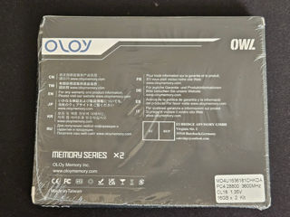 OLOy OWL DDR4 32GB Kit (2x16GB) 3600 MHz - New foto 3