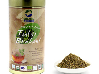 Tulsi Brahmi травяной чай с тулси и брами от Organic Wellness