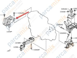 подушка двигателя Nissan Qashqai/Juke/kadjar 1.5 dci foto 6