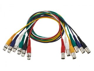 Set de 6 cabluri patch XLR the sssnake XLR Patchcable 1,5 foto 1