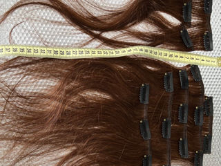 Системы парики накладки из натуральных волос Semi peruci par natural foto 10