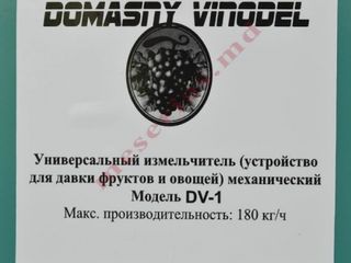 Zdrobitor de struguri DV-1, Livrarea gratuita in toata Moldova. foto 3