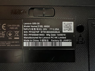 Lenovo G50-30 4GB Ram, SSD 256Gb, DVD, Wifi, Windows 10 - 1100Lei + Livrare!! foto 5