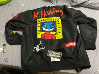 Keith Haring X Members Only Bomber Jacket foto 2