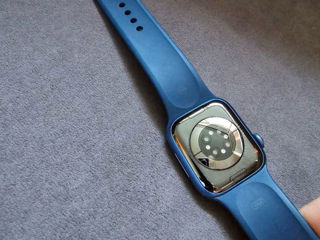 Apple Watch Series 7 41mm Blue Alu Abyss Blue Sp Band GPS foto 3