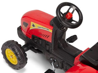 Tractor cu cupă pentru copii Lean Toys foto 3