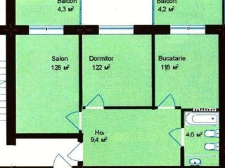 Apartament cu 2 camere, 45 m², Centru, Bălți foto 16