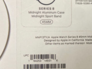 Apple Watch Series 8 45mm, Запечатаны foto 2