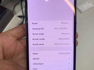 iPhone X Silver 256GB foto 6