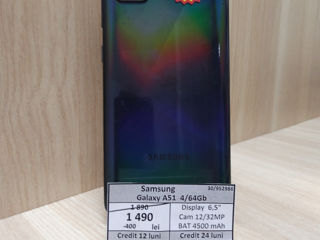 Samsung  Galaxy  A51  4/64Gb 1490lei