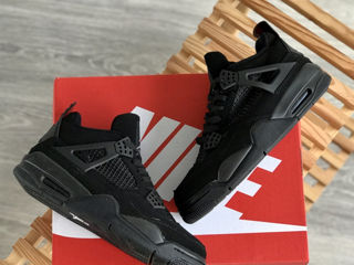 Nike Air Jordan 4 Retro Full Black Unisex foto 4
