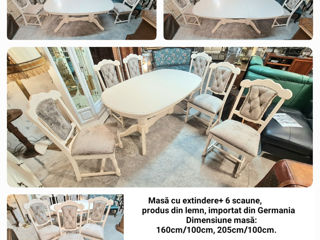Mese, scaune, produs din lemn importate din Germania,Italia,Franța foto 14