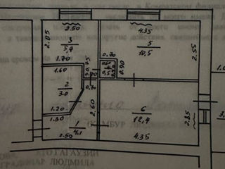 Apartament cu 2 camere, 37 m², Centru, Comrat