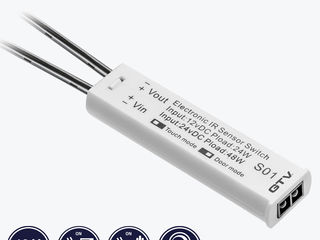 Sensor pentru banda led, senzor de miscare pentru banda led, senzor de miscare 12-24V, panlight, GTV foto 11