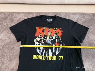 Kiss tour 77 винтажная оригинальная футболка размер M foto 10