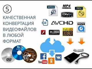 запись  всех типов видеокассет в DVD до 10 лей за час  Позвоните - договоримся!    Оцифровка видеока foto 2