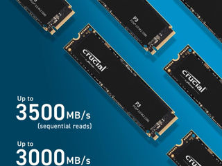 Crucial p3 4tb pcie gen3 3d nand nvme m.2 ssd, up to 3500mb/s - ct4000p3ssd8 foto 2