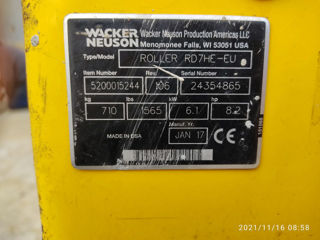 Rulou compactor Wacker Neuson RD7. Виброкаток. TVA inclus. foto 3