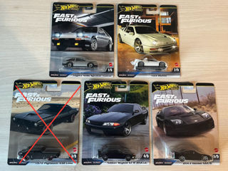 Модели автомобилей Hot Wheels Premium Fast & Furious seturi diferite foto 5