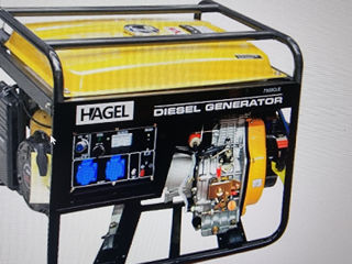 Generator hagel 7500 cle 6kw diesel + ats 220v  28500 lei