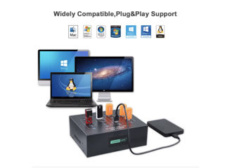 Sipolar A213P Industrial Super Speed 5Gbps 20 Ports Charger Hub USB3.0 & Data USB3.0 110W foto 8