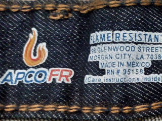Большой размер джинсы  Lapco FR Flame resistant   46Х30 хлопок 100%.Made in Mexico. foto 8