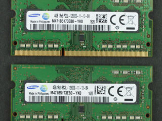 Оперативная память DDR3 PC3L-12800S Samsung для ноутбука Samsung ram Memory  4GB DDR3 PC3L/PC3,1333,