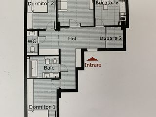 Apartament cu 3 camere, 83 m², Periferie, Ialoveni, Ialoveni foto 7