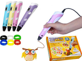 3D ручкa с LCD дисплеем 3D Pen-3 / str. Ismail 84 - BabyCity