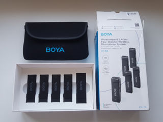 BOYA BY-W4 Wireless Lavalier Microphones