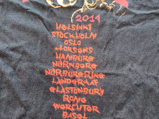 Metallica  Europe Tour 2014 T Shirt Rare vintage Size M foto 4