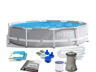 Piscina Intex cu pompa de filtrare si scara 366х99сm, 8592L - preț convenabil !!! foto 4