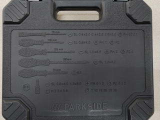 Отвертки в комплекте с насадками (32предмета) Parkside foto 3