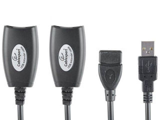Gembird, Uae-30M Allows Extending Usb Cables Up To 30 M, Cat6 Or Cat5E Lan Cables