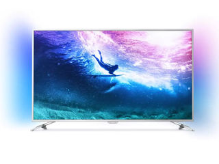 Televizor Ambilight 2, LED 4K, 43 inch, Android TV, Youtube, Internet, Wifi, Bluetooth