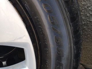 Se vind 4 roti diametru 205/60  R 16 merg la Opel astra j M+s si calpacele foto 3