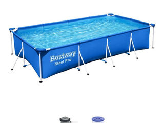 Vând piscina Bestway + cu pompă de filtrare 400x211x81cm 5700l  - livrăm, credităm !!! foto 2