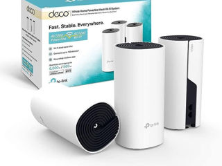 Sistem Mesh WiFi TPLink Deco P9 3pack Dual-Band Wi-Fi + Powerline AC1200 + AV1000 foto 1