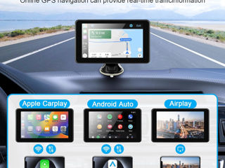 Ecran Carplay android si iphone 7 inch foto 4