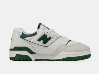 New Balance 550 White/Green Unisex foto 6