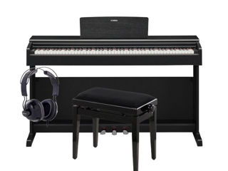 Set pian digital Yamaha YDP-145 BK cu scaun și căști incluse - Nou / Instalare si Livrare gratuita !