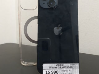 Apple iPhone 14 6/256Gb, 15990 lei
