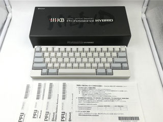 Happy Hacking Keyboard  Professional HYBRID Type-S (White/Non-Printed Keycaps)