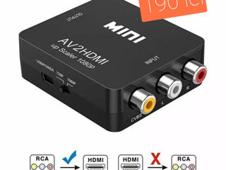 Адаптеры HDMI-DP-DVI-D - VGA-usb Type C-RCA -Mini DP-PS2/WII foto 15