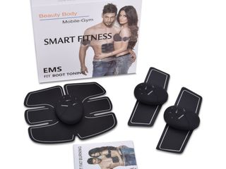 Set Six Pack aparat electrostimulare EMS 3 piese abdomen,maini,picioare foto 1