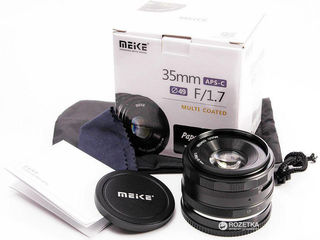 Meike 35mm APS-C F/1.7 pentru Canon. foto 1